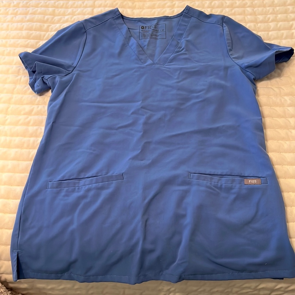 Figs Blue Women's Top